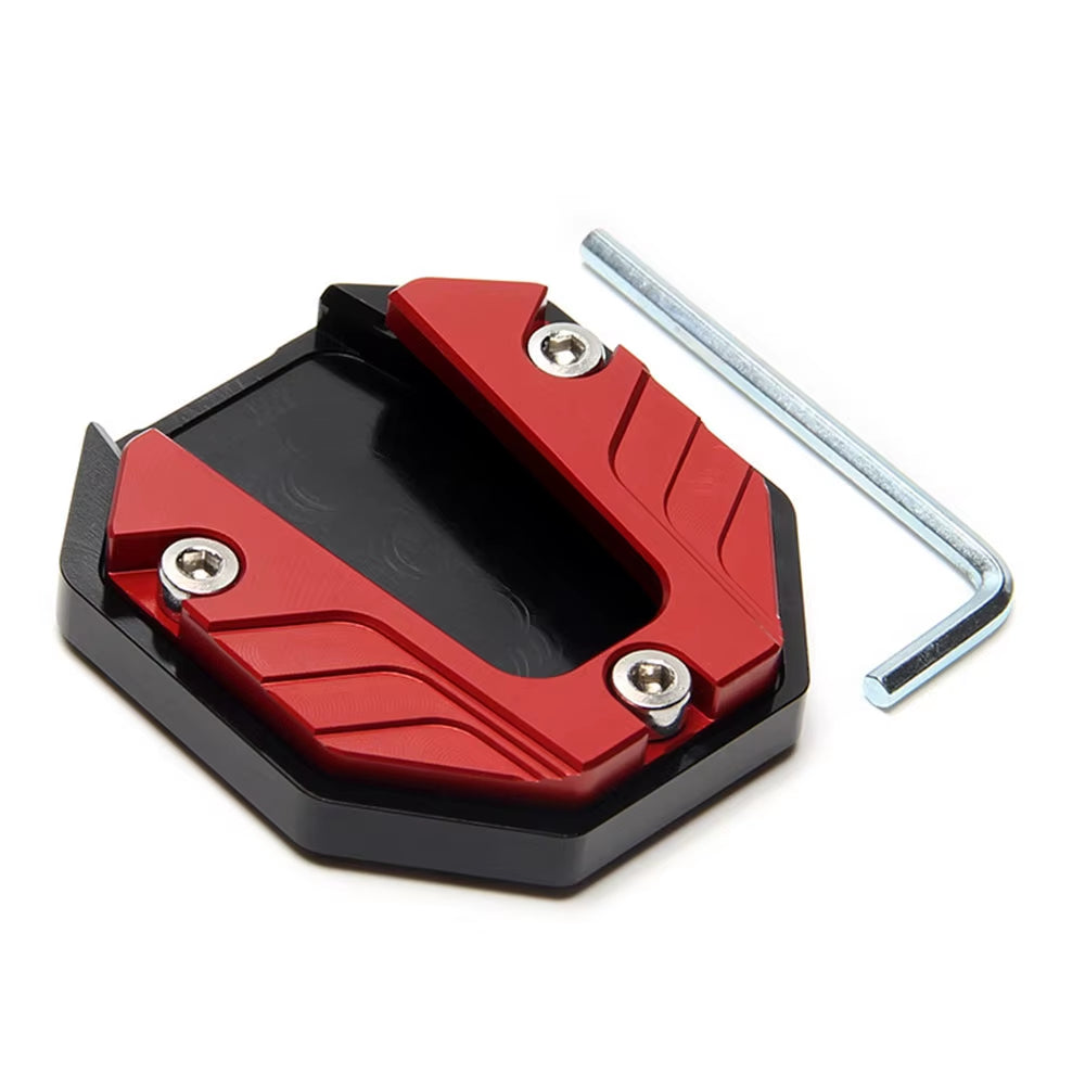 Universal Scooter Motorcycle Bike Kickstand Extender Foot Side Stand Extension Pad Support Plate Anti-Skid Enlarged Base