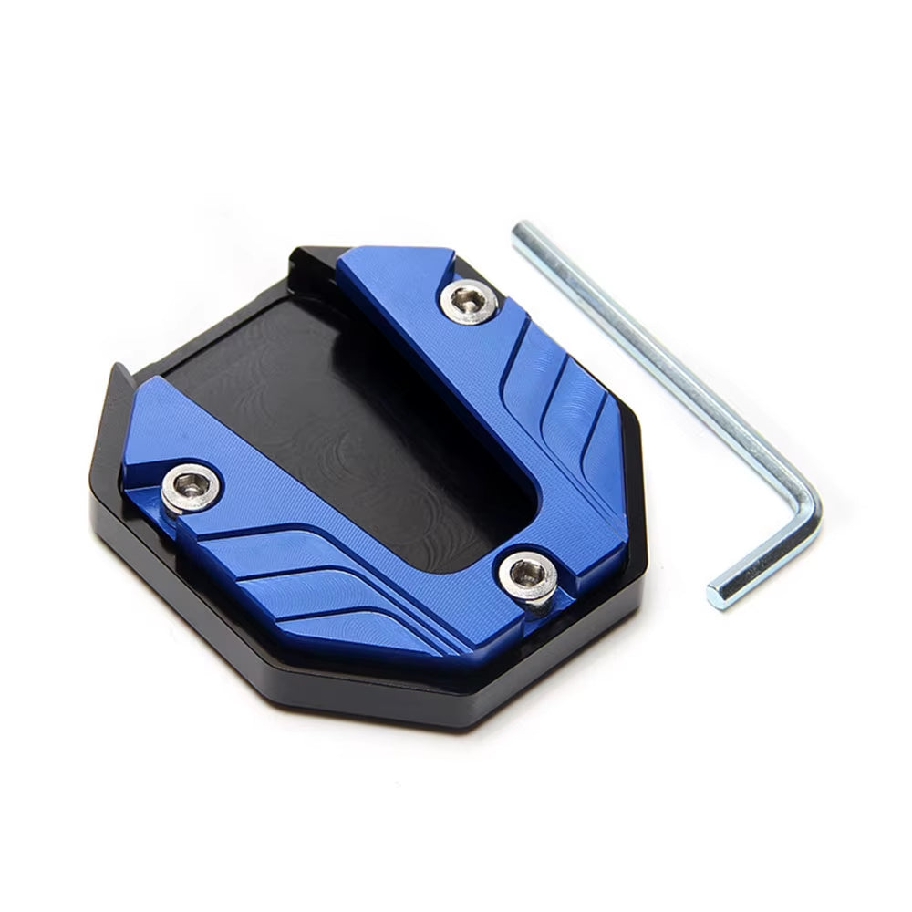 Universal Scooter Motorcycle Bike Kickstand Extender Foot Side Stand Extension Pad Support Plate Anti-Skid Enlarged Base